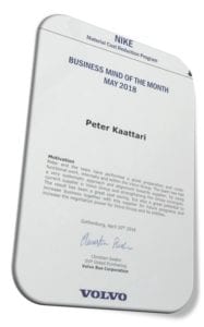 Business mind of the month fick Sourcians inköpskonsult Peter Kaattari