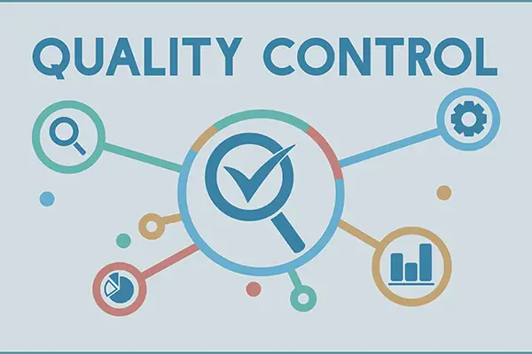 Kvalitetskontroll (Quality Control) är viktigt för att säkerställa leverantörskvalitet.